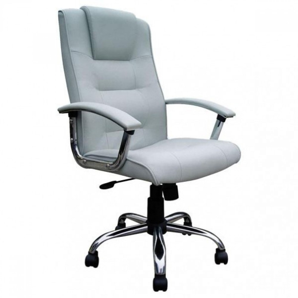 high back leather faced executive chair