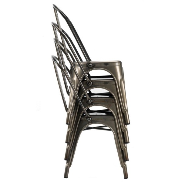 9. French Bistro Side Chairs Stacking Visual