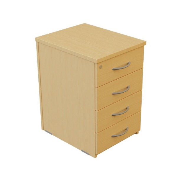 GMHUDP4D Mobile Underdesk 4 Drawer