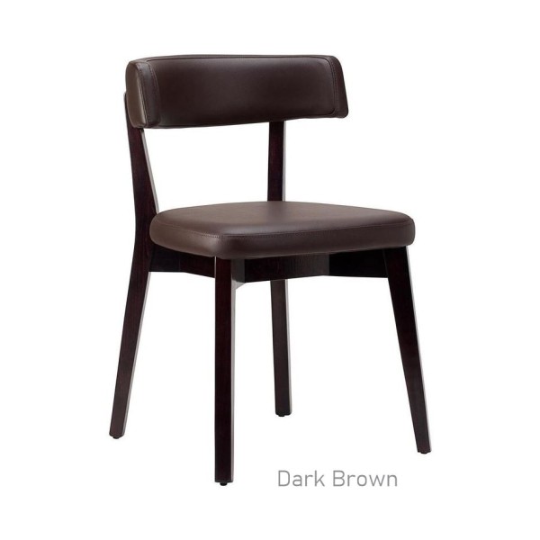 Nico Side Chair Dark Brown Wenge