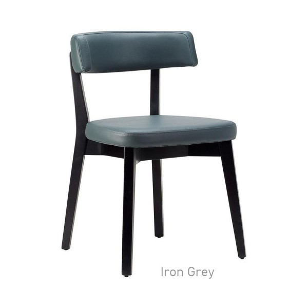 Nico Side Chair Iron Grey Black