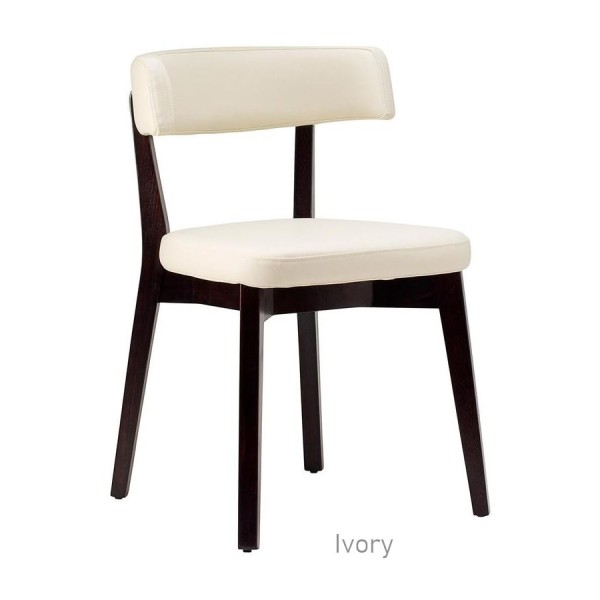 Nico Side Chair Ivory Wenge